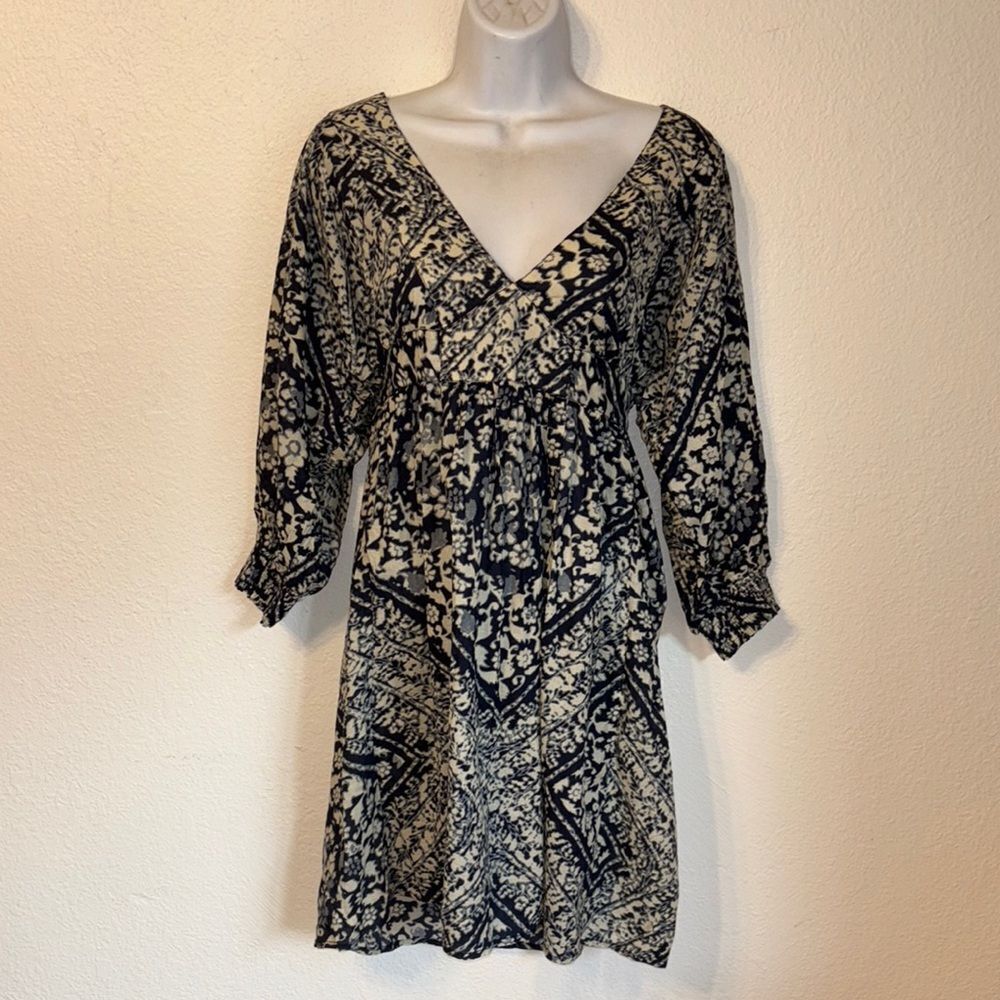 Denim & Supply Ralph Lauren Floral Tie Back Dress Medium
